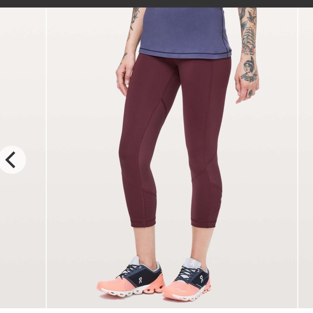 🇨🇦 Lululemon • Pace Revival Crop 22” • Size 0